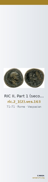RIC II, Part 1 (second edition) Vespasian 163 — CANOA