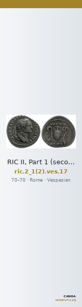 RIC II, Part 1 (second edition) Vespasian 17 — CANOA