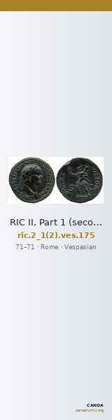 RIC II, Part 1 (second edition) Vespasian 175 — CANOA
