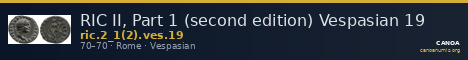 RIC II, Part 1 (second edition) Vespasian 19 — CANOA