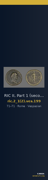 RIC II, Part 1 (second edition) Vespasian 199 — CANOA