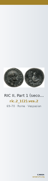 RIC II, Part 1 (second edition) Vespasian 2 — CANOA