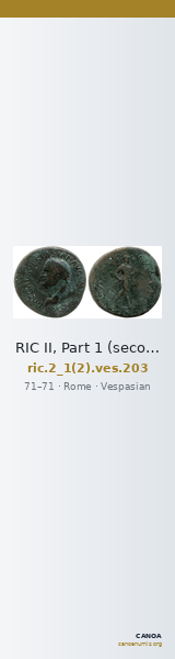 RIC II, Part 1 (second edition) Vespasian 203 — CANOA