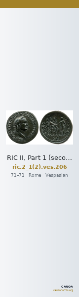 RIC II, Part 1 (second edition) Vespasian 206 — CANOA