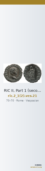 RIC II, Part 1 (second edition) Vespasian 21 — CANOA