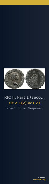 RIC II, Part 1 (second edition) Vespasian 21 — CANOA