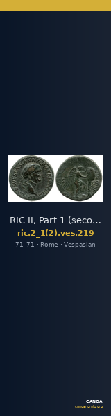 RIC II, Part 1 (second edition) Vespasian 219 — CANOA