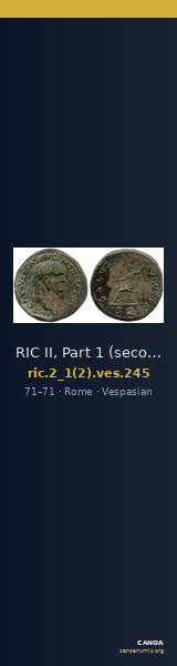 RIC II, Part 1 (second edition) Vespasian 245 — CANOA