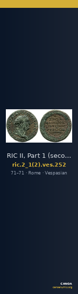 RIC II, Part 1 (second edition) Vespasian 252 — CANOA