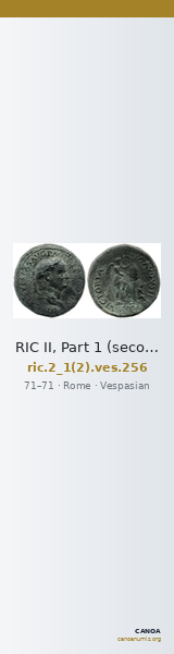 RIC II, Part 1 (second edition) Vespasian 256 — CANOA