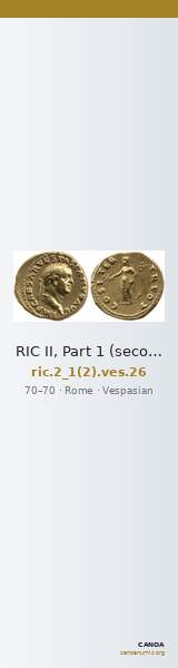 RIC II, Part 1 (second edition) Vespasian 26 — CANOA