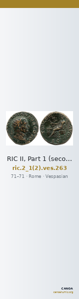 RIC II, Part 1 (second edition) Vespasian 263 — CANOA