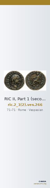 RIC II, Part 1 (second edition) Vespasian 266 — CANOA