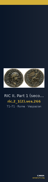 RIC II, Part 1 (second edition) Vespasian 266 — CANOA