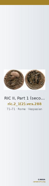RIC II, Part 1 (second edition) Vespasian 288 — CANOA