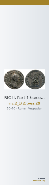 RIC II, Part 1 (second edition) Vespasian 29 — CANOA