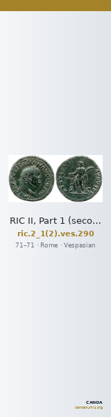 RIC II, Part 1 (second edition) Vespasian 290 — CANOA