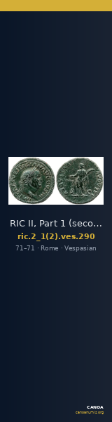 RIC II, Part 1 (second edition) Vespasian 290 — CANOA