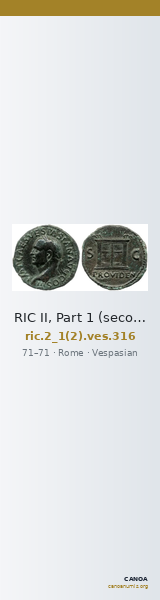RIC II, Part 1 (second edition) Vespasian 316 — CANOA