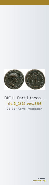 RIC II, Part 1 (second edition) Vespasian 336 — CANOA