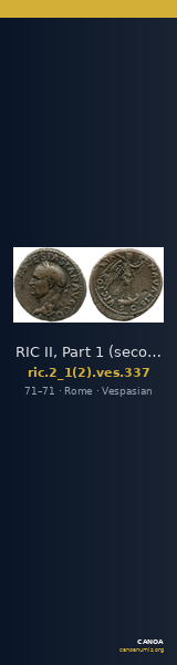 RIC II, Part 1 (second edition) Vespasian 337 — CANOA