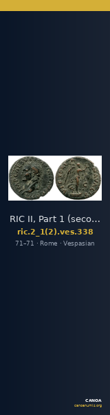 RIC II, Part 1 (second edition) Vespasian 338 — CANOA