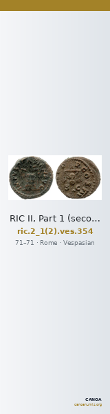 RIC II, Part 1 (second edition) Vespasian 354 — CANOA
