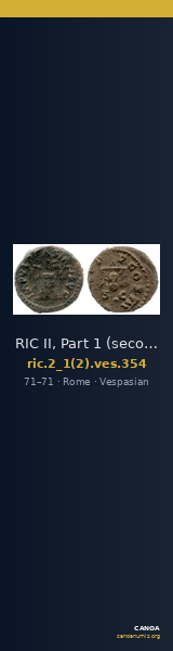 RIC II, Part 1 (second edition) Vespasian 354 — CANOA