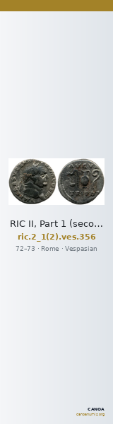 RIC II, Part 1 (second edition) Vespasian 356 — CANOA