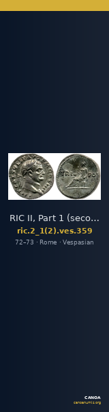 RIC II, Part 1 (second edition) Vespasian 359 — CANOA