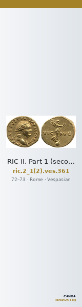 RIC II, Part 1 (second edition) Vespasian 361 — CANOA