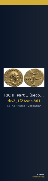 RIC II, Part 1 (second edition) Vespasian 361 — CANOA