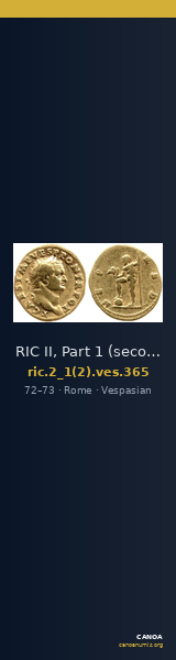 RIC II, Part 1 (second edition) Vespasian 365 — CANOA
