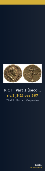 RIC II, Part 1 (second edition) Vespasian 367 — CANOA