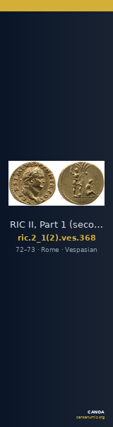 RIC II, Part 1 (second edition) Vespasian 368 — CANOA