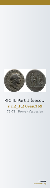 RIC II, Part 1 (second edition) Vespasian 369 — CANOA