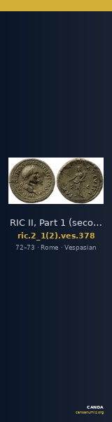 RIC II, Part 1 (second edition) Vespasian 378 — CANOA