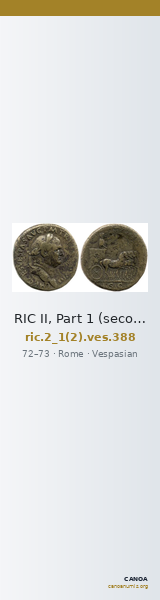 RIC II, Part 1 (second edition) Vespasian 388 — CANOA
