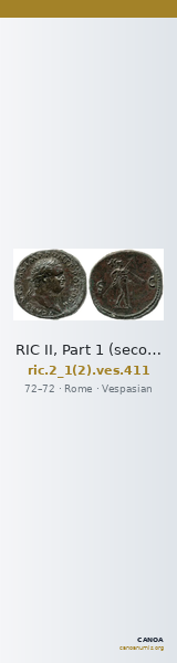 RIC II, Part 1 (second edition) Vespasian 411 — CANOA