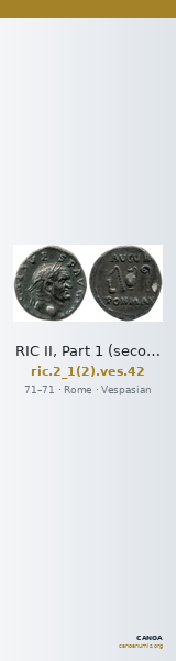 RIC II, Part 1 (second edition) Vespasian 42 — CANOA