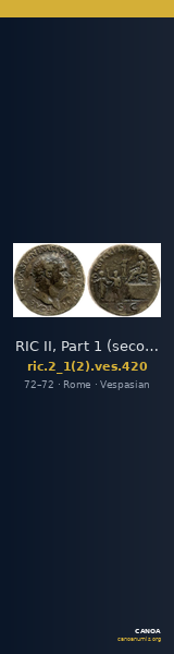 RIC II, Part 1 (second edition) Vespasian 420 — CANOA