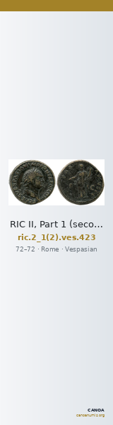RIC II, Part 1 (second edition) Vespasian 423 — CANOA