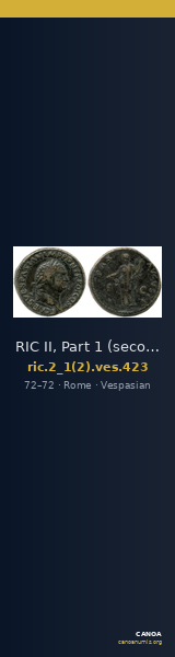 RIC II, Part 1 (second edition) Vespasian 423 — CANOA