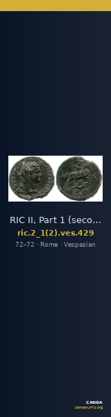 RIC II, Part 1 (second edition) Vespasian 429 — CANOA