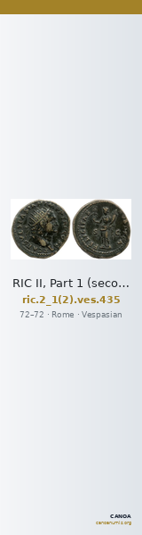 RIC II, Part 1 (second edition) Vespasian 435 — CANOA