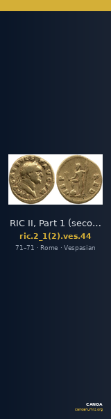 RIC II, Part 1 (second edition) Vespasian 44 — CANOA