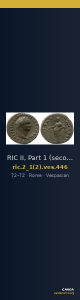 RIC II, Part 1 (second edition) Vespasian 446 — CANOA