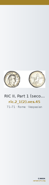 RIC II, Part 1 (second edition) Vespasian 45 — CANOA