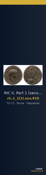RIC II, Part 1 (second edition) Vespasian 450 — CANOA