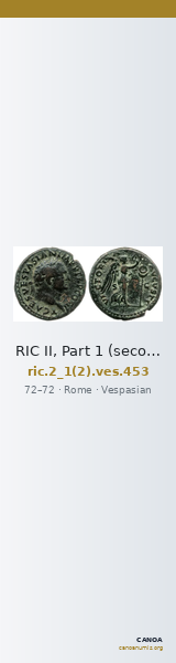 RIC II, Part 1 (second edition) Vespasian 453 — CANOA